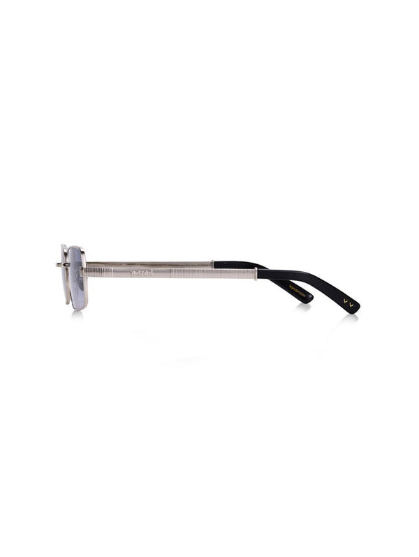 X Jordan Simek / Mile High / Silver Metal & Blue Lens - Shade Files